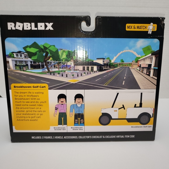 Roblox Celebrity Feature Vehicle - Brookhaven: Golf Cart BRAND NEW - Picture 2 of 2